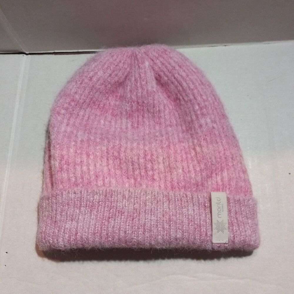 Morild Norway Eirin Lue Knit Beanie-One SIze-Reflective Thread-Heather Pink - Picture 2 of 8